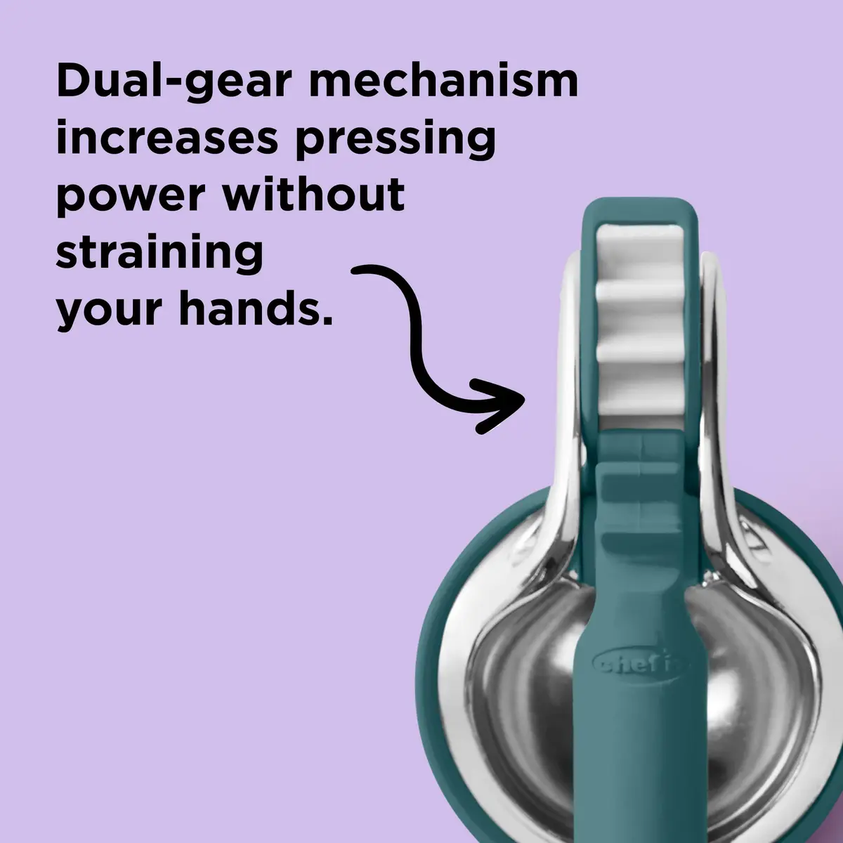 Chef'n FreshForce Lemon Squeezer Effortless Press 10.25 Inch | Yields 20% More Juice - view 4