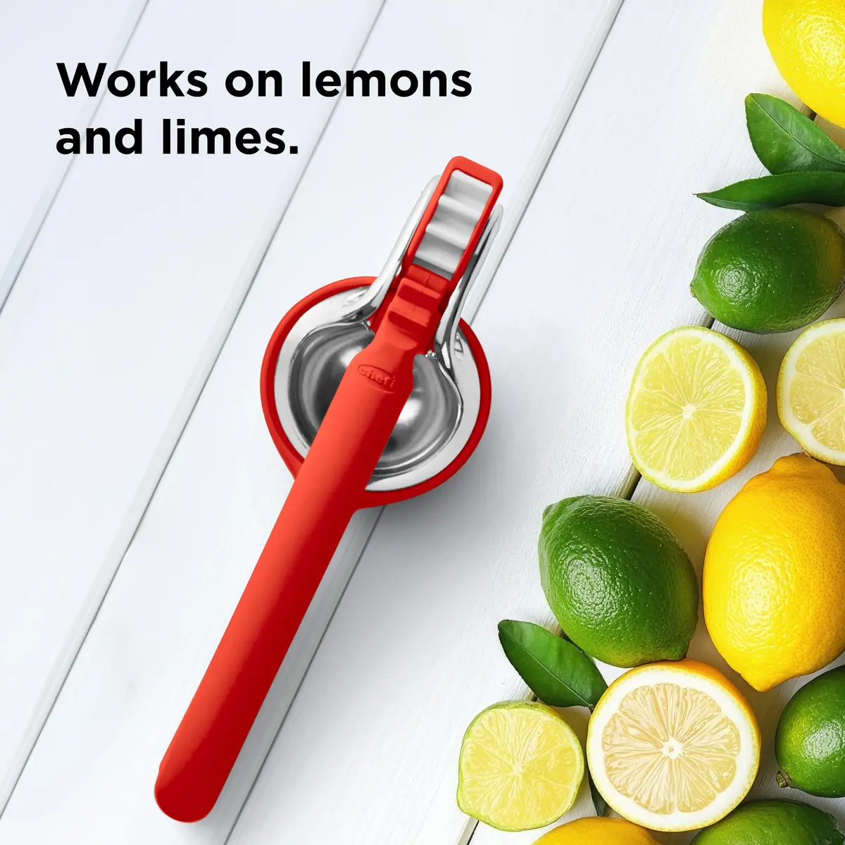 Chef'n FreshForce Lemon Squeezer Citrus Juicer 10.25 Inch | Dual-Gear Power for Maximum Juice - view 5