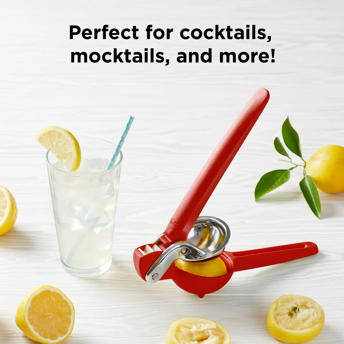 Chef'n FreshForce Lemon Squeezer Citrus Juicer 10.25 Inch | Dual-Gear Power for Maximum Juice - view 6