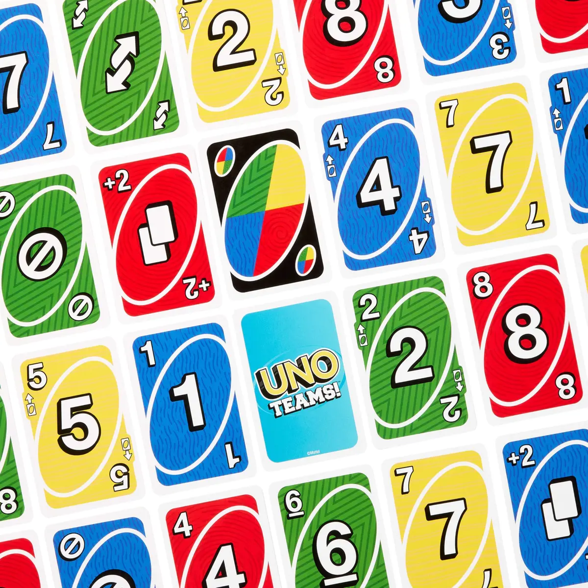 Mattel Games UNO Teams Card Game, Ages 7+, 2-10 Players | Team-Based Gameplay with Special Rules - view 6