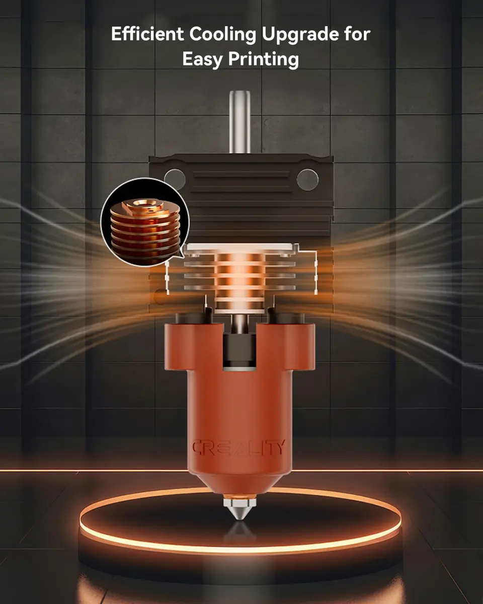 Creality Official K1 Max/K1C/K1 SE/K1 Ceramic Heating Block Kit | Supports 300°C High Temp, High-Speed Printing - view 5