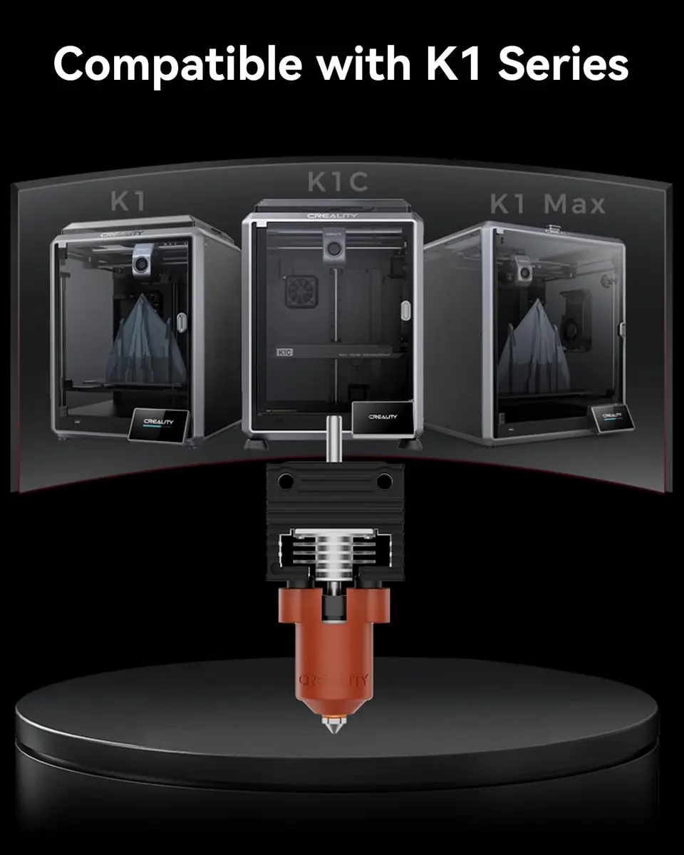 Creality Official K1 Max/K1C/K1 SE/K1 Ceramic Heating Block Kit | Supports 300°C High Temp, High-Speed Printing - view 9