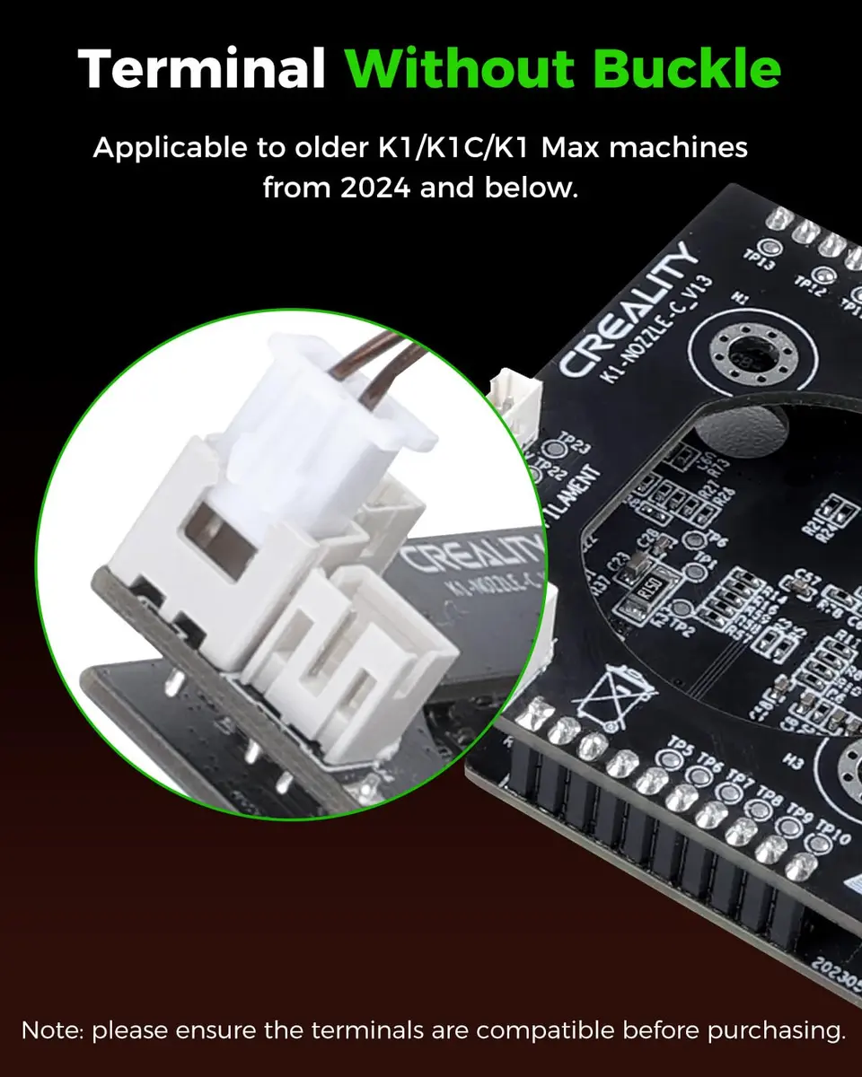 Creality Official K1 Max/K1C/K1 SE/K1 Ceramic Heating Block Kit | Supports 300°C High Temp, High-Speed Printing - view 3