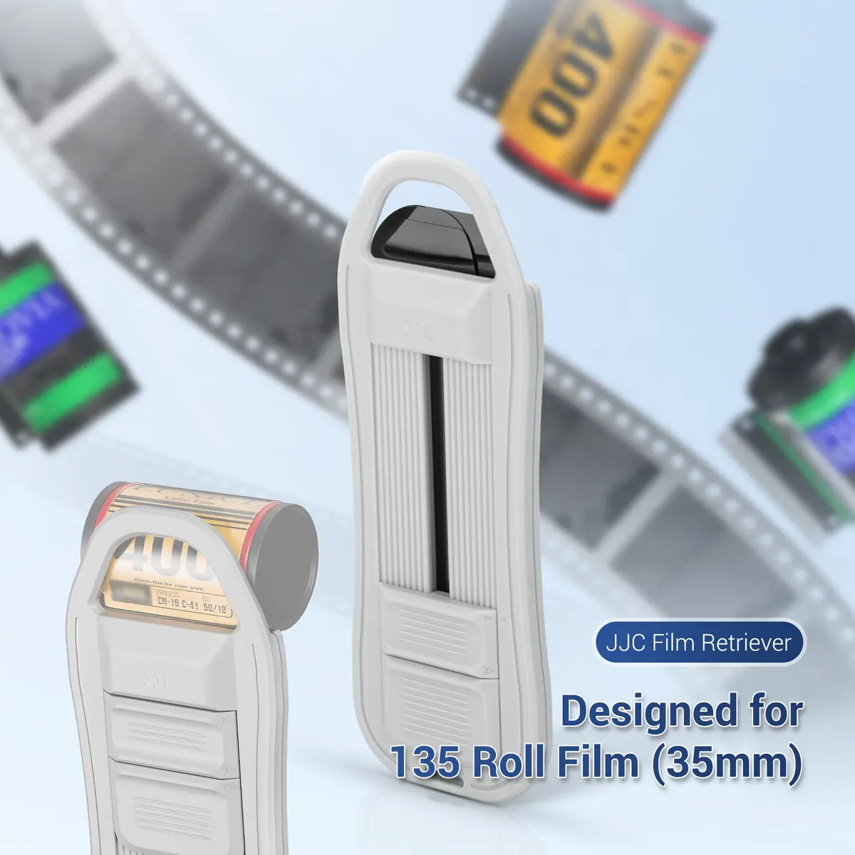 JJC 35mm Film Retriever Tool Extractor with Lanyard | Easy daylight film extraction, durable ABS & PET, for 135 films - view 3