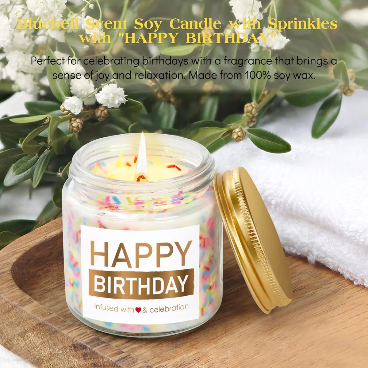 iAOVUEBY Not a Day over Fabulous Glass Gift Box 16oz | Unique Birthday Gift for Women - view 4
