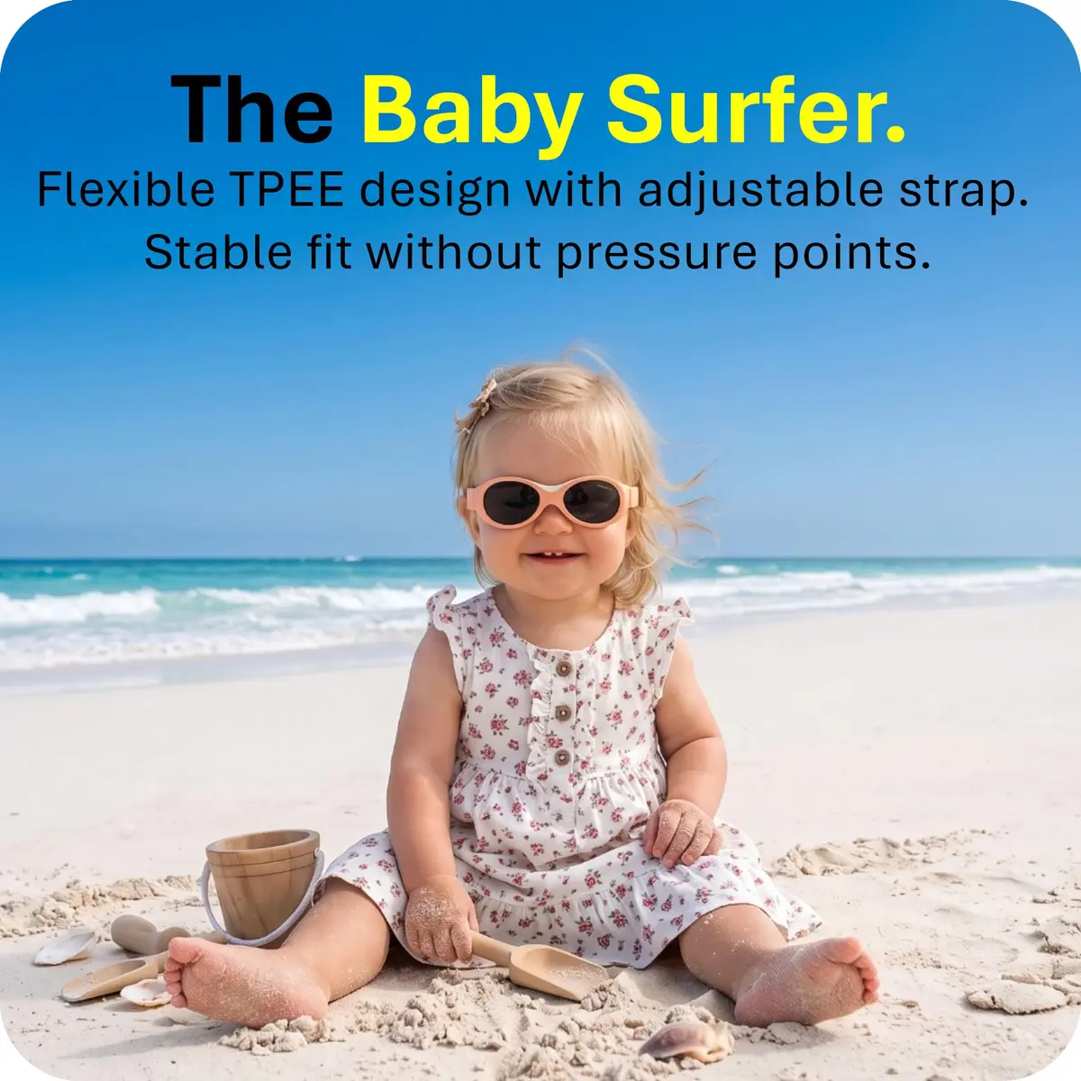 Mausito Baby Sunglasses (0-24 months) | Flexible UV400 Polycarbonate Lenses - view 2