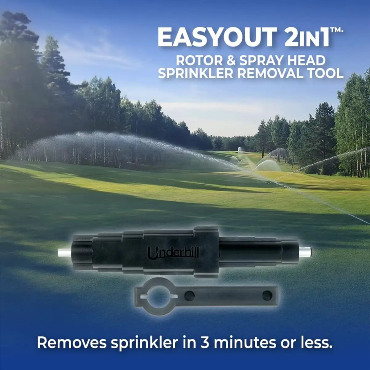 AVAGARD Easy Out 2in1 Sprinkler Removal Tool for Rotors & Spray Heads | Durable, Ergonomic, Professional-Grade (70-120 chars) - view 2
