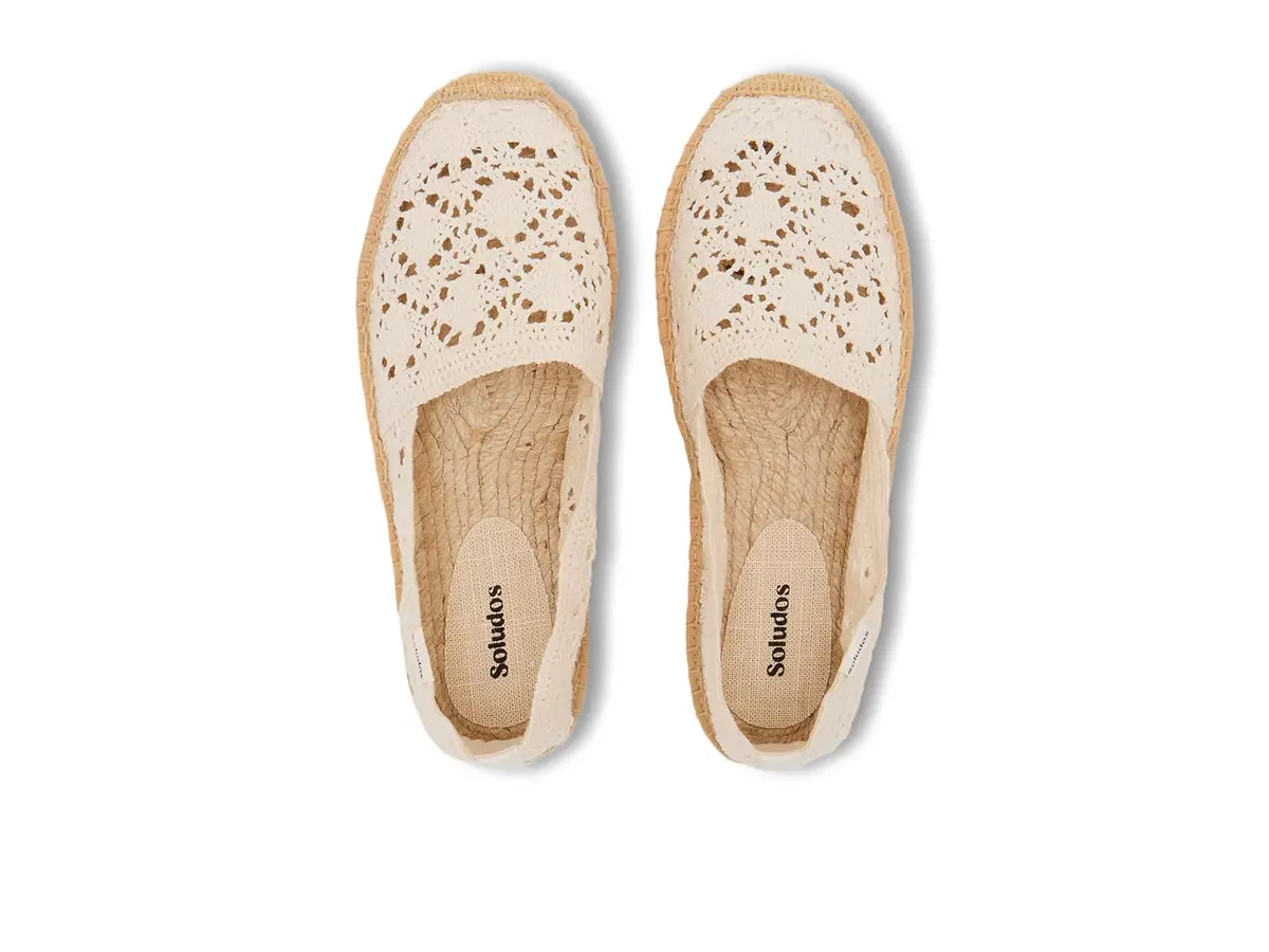 Soludos Women's Original Espadrille La Concha Ivory 8 Medium | Classic Summer Comfort - view 2
