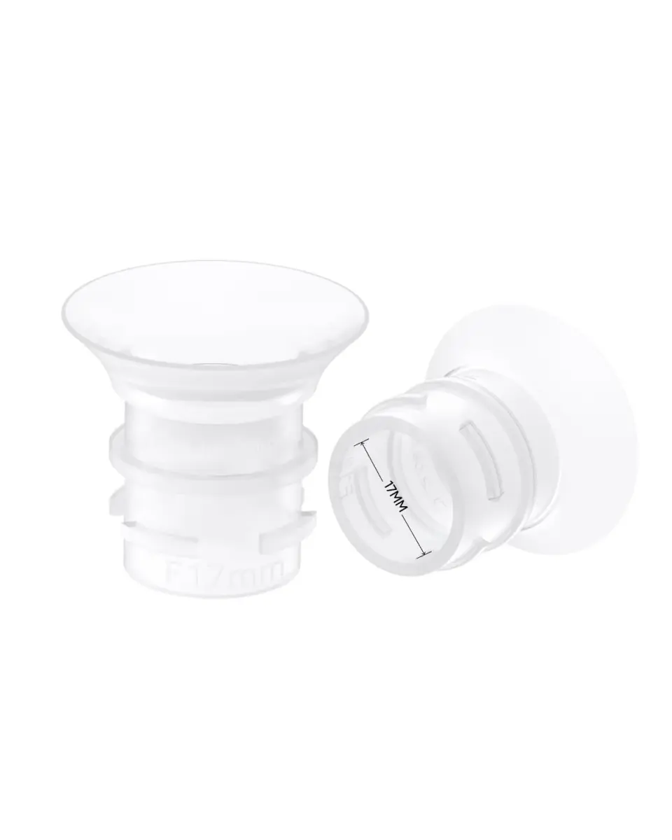 eufy Security 17mm Sizing Inserts (2-Pack) | Food-Grade Silicone, Compatible with Wearable Breast Pumps - main product image