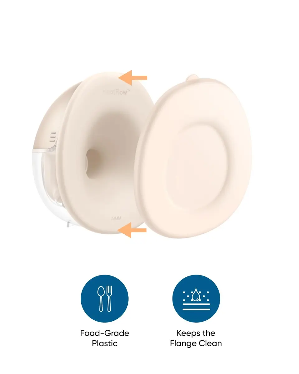 eufy Security Breast Pump E10/E20/S1/S1 Pro Dust Cover (2-Pack) | Food-Grade Polypropylene Replacement Parts - view 3