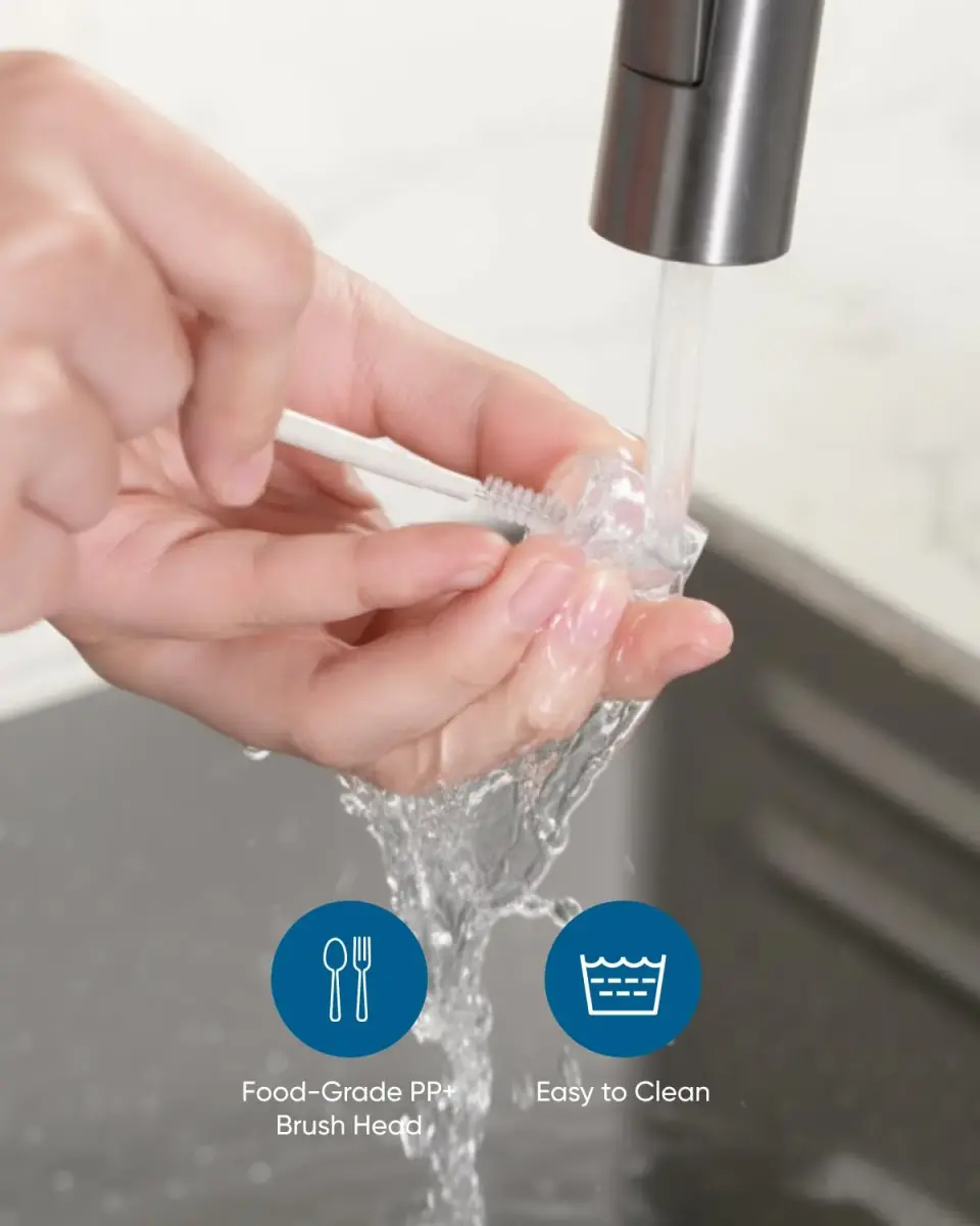 eufy Security Breast Pump Cleaning Brush (1-Pack) | Food-Grade PP+ Material, 12.8mm x 116mm x 12.8mm - view 3