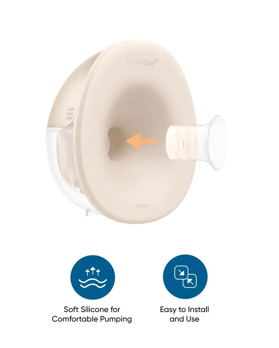 eufy Security 21mm Sizing Inserts (2-Pack) for Wearable Breast Pump | BPA-Free Silicone - view 3