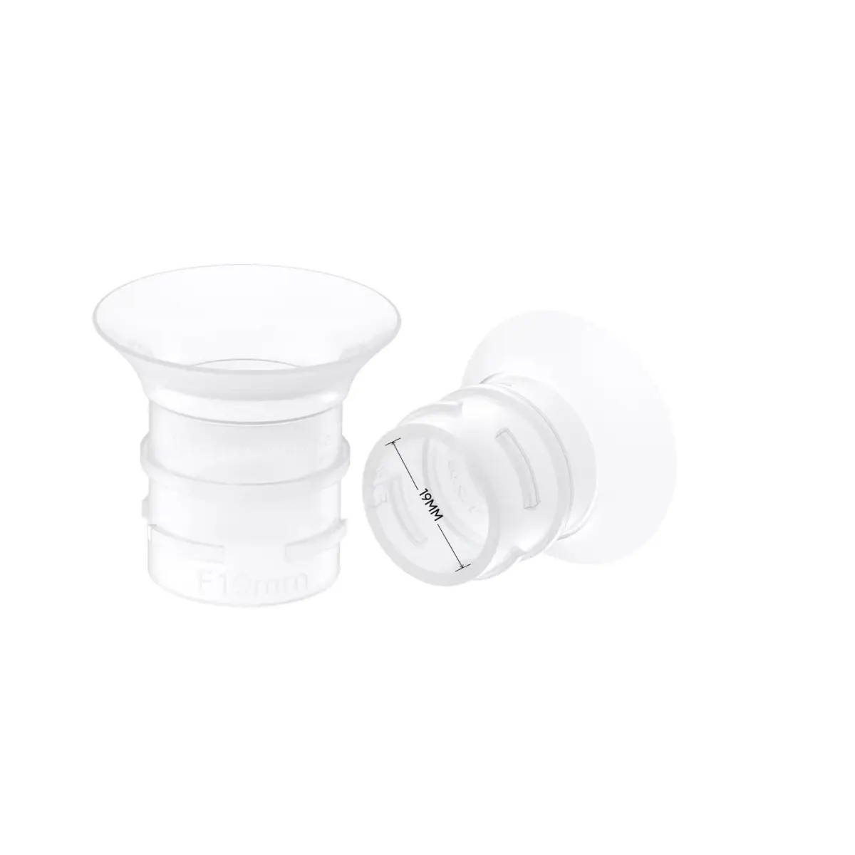 eufy Security 19mm Sizing Inserts (2-Pack) | BPA-Free Silicone for E10/E20/S1/S1Pro Breast Pumps - main product image