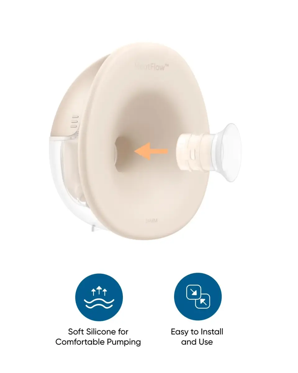 eufy Security 19mm Sizing Inserts (2-Pack) | BPA-Free Silicone for E10/E20/S1/S1Pro Breast Pumps - view 3