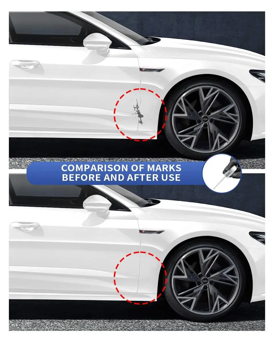 PARTS4EV LS9R/2Y Glacier White Metallic Touch Up Paint 0.41 Fl Oz | Compatible with Audi Exact Match Chips - view 4