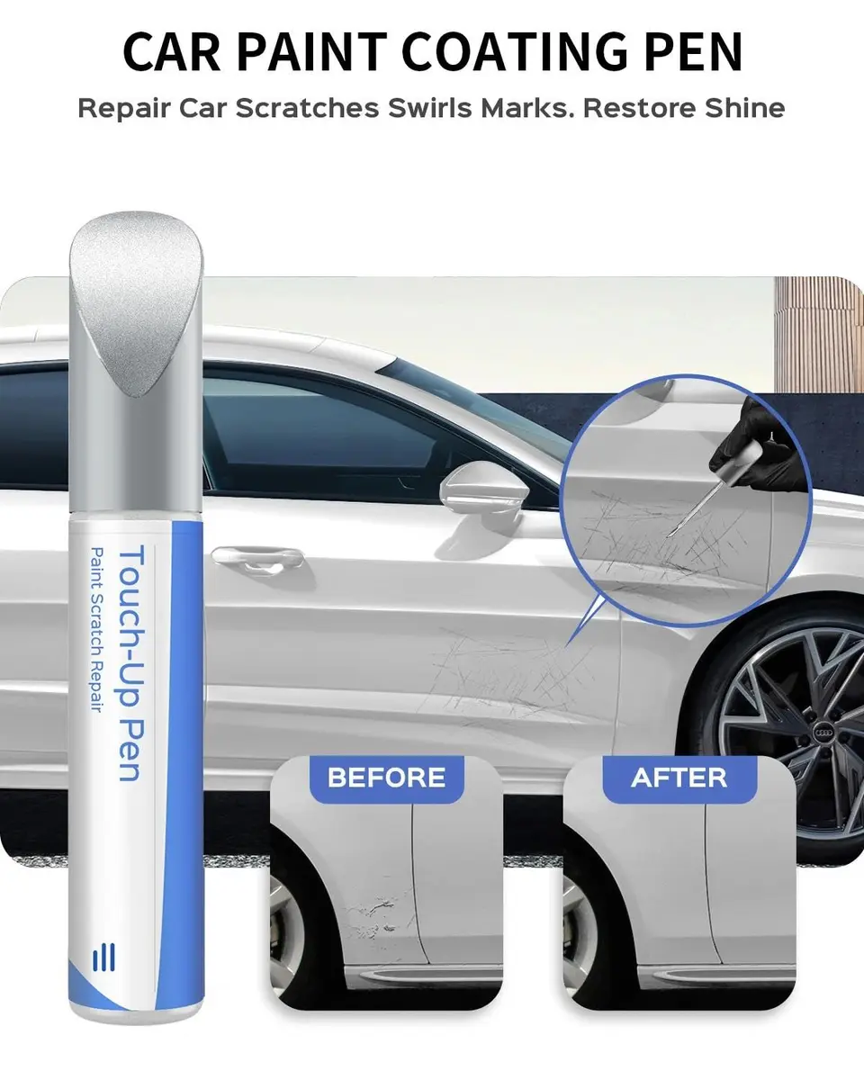 PARTS4EV LY9C Ibis White Touch Up Paint for Audi | Precise Match & Durable Finish (70-120 chars) - view 2