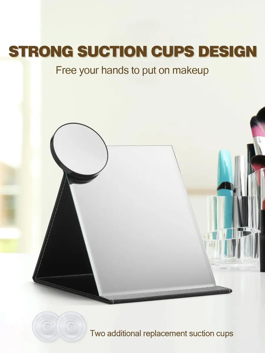 Macaki 40x Magnifying Mirror Suction Cup | Powerful 3.5 in, Black for Precise Makeup - view 5