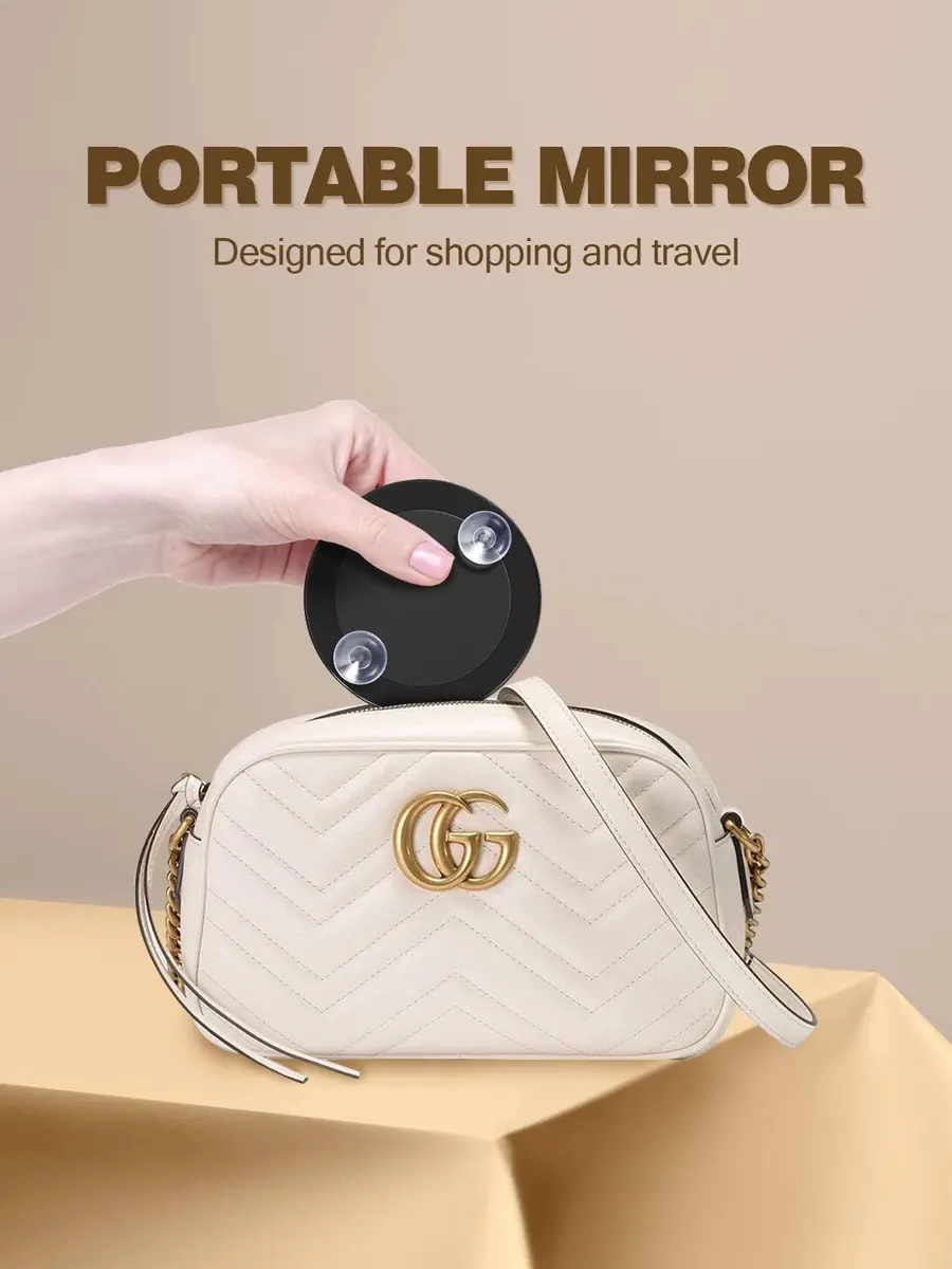 Macaki 40x Magnifying Mirror Suction Cup | Powerful 3.5 in, Black for Precise Makeup - view 7