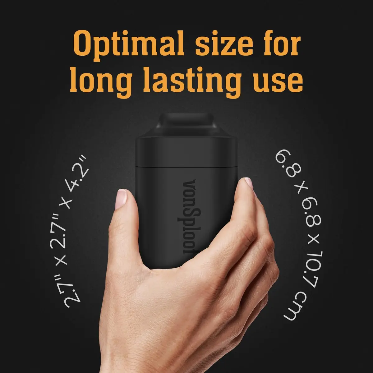 vonSploof Personal Air Filter with HEPA & Activated Carbon, 500+ Uses | Odorless Air Exhale - view 8