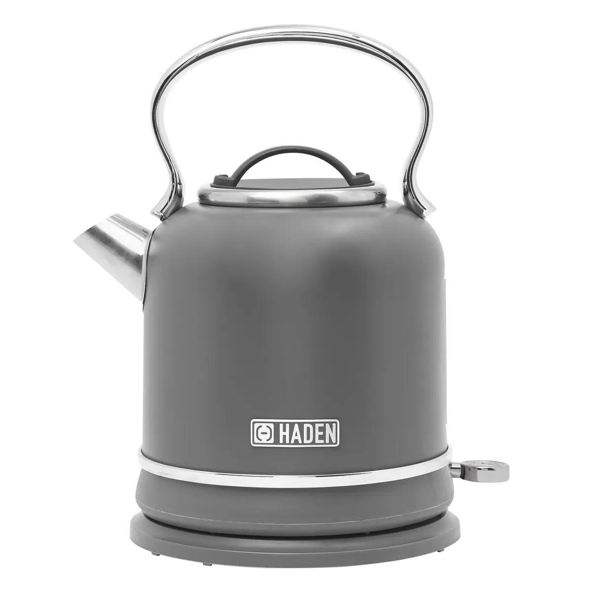 Haden Chelsea 1.7-Liter Stainless Steel Electric Kettle with Retro Design, 120V | 7-Cup Capacity, Auto Shut-Off & Boil-Dry Protection - main product image