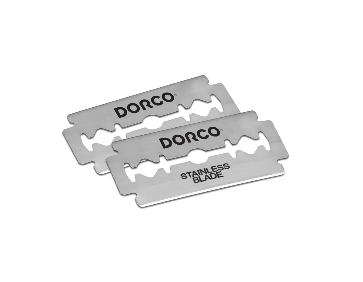 DORCO Razor Blades 100 Count | Premium Stainless Steel Double Edge Blades for Men - view 3