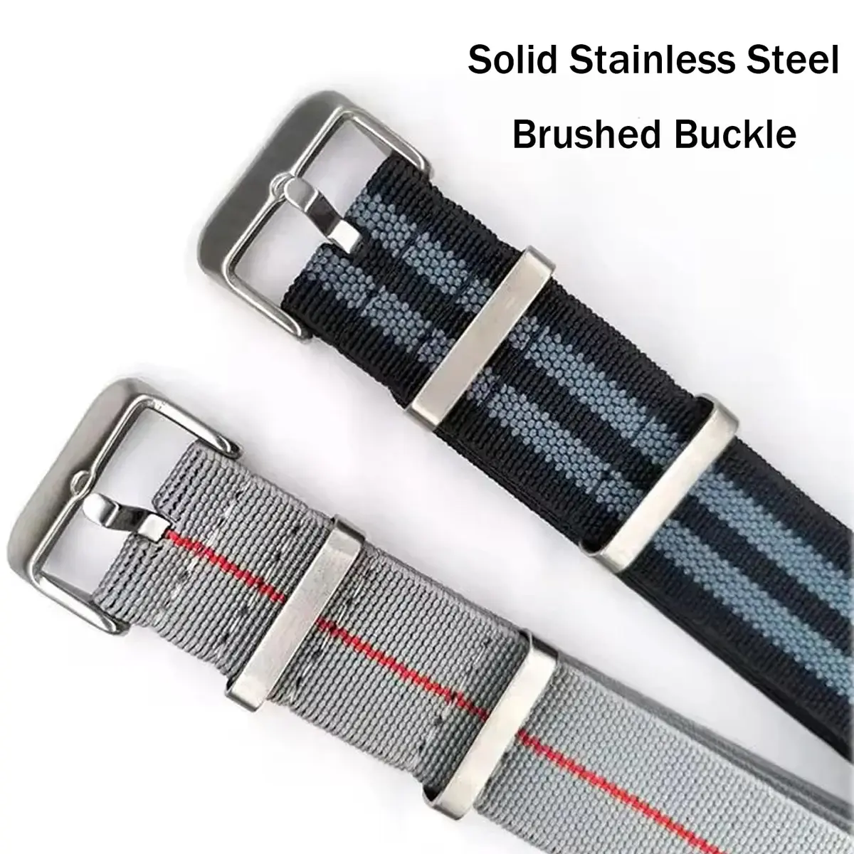 Niziruoup Nylon Elastic Watch Strap Military Parachute Style 20mm | Waterproof, Breathable & Durable - view 3