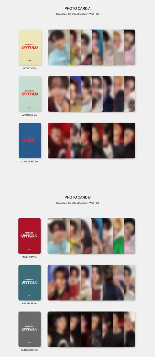 ENHYPEN ROMANCE : UNTOLD 2nd Full Album Standard CONCESSIO Ver. | 92-Page Photobook & CD Set - view 4