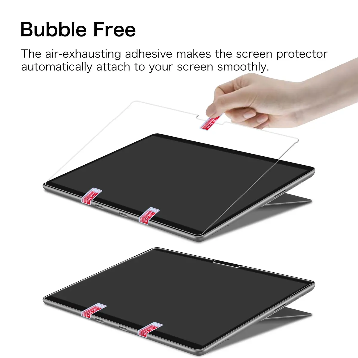 FINTIE 2 Pack Screen Protector for 13 Inch Surface Pro 12th/11/10/9/8/X | 9H Tempered Glass, HD Clear, Oleophobic Coating - view 8