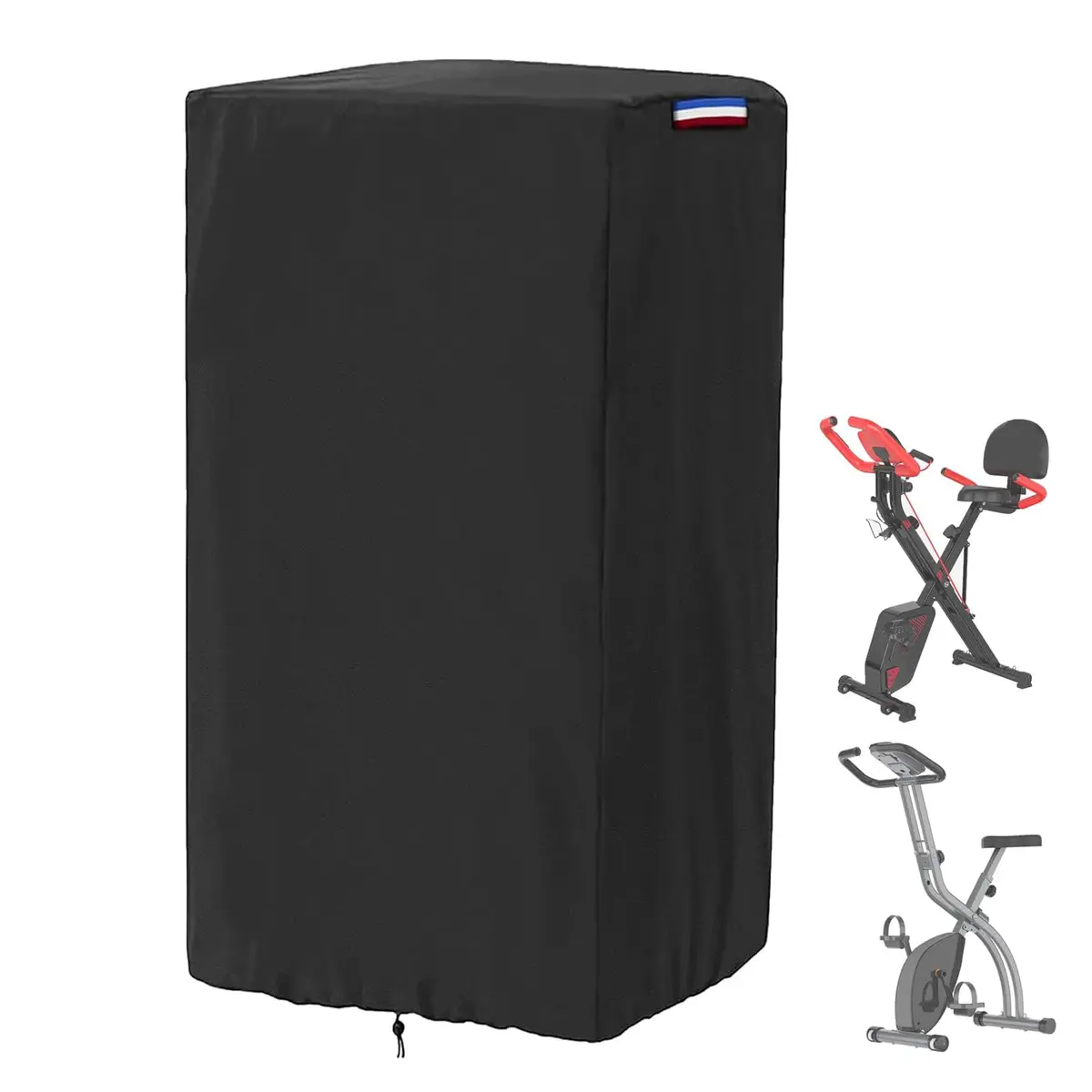Rilime Folding Exercise Bike Cover, Waterproof, 28"L x 16"W x 46"H | Keeps Equipment Dry & Clean - main product image