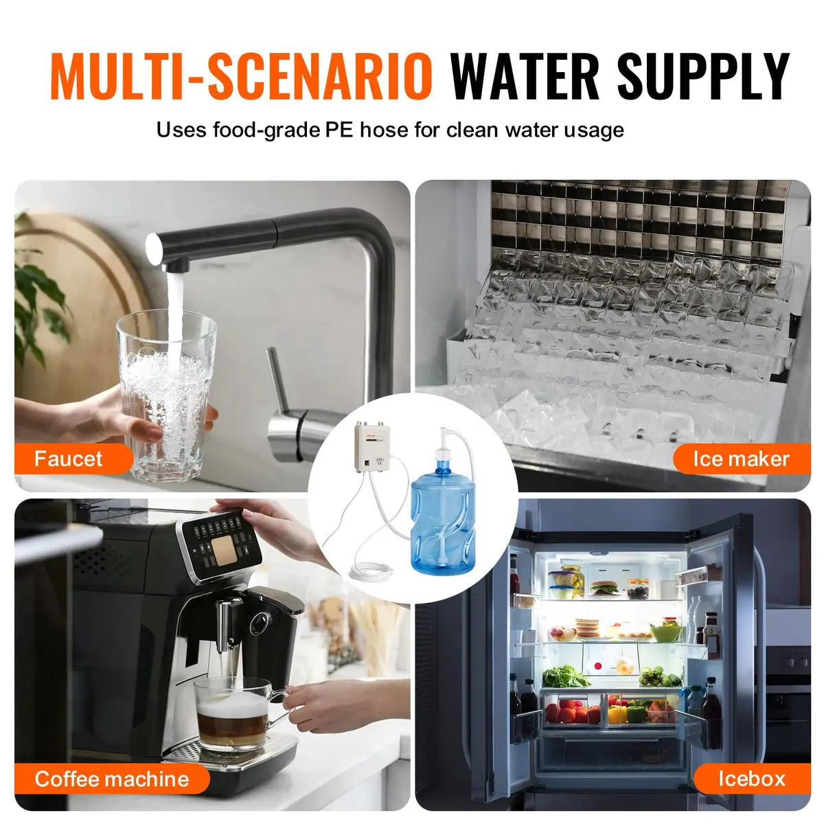 VEVOR Bottled Water Dispenser Pump System 5 Gallon | Automatic Electric Water Pump for Household Use - view 6