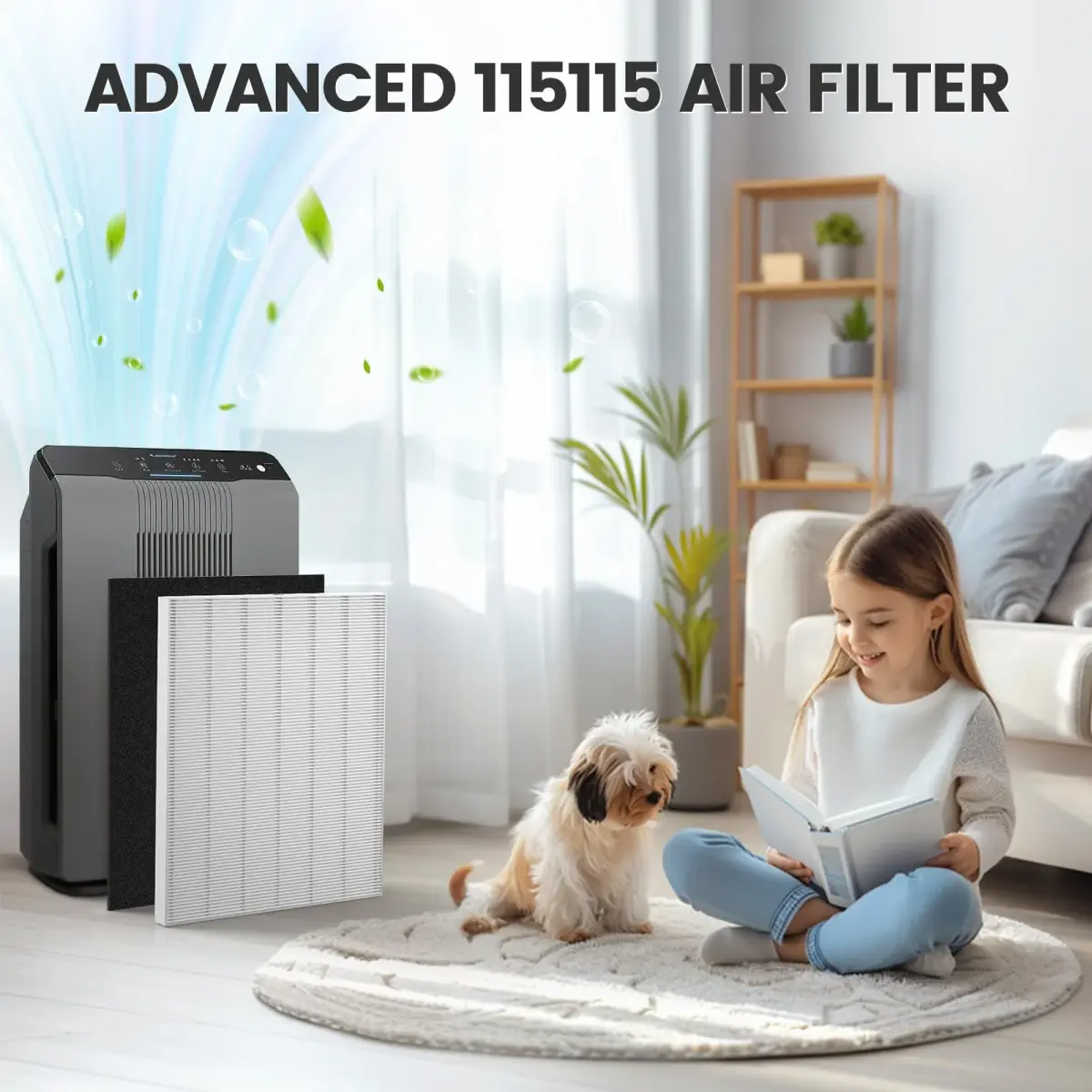 isinlive 115115 HEPA Replacement Filter A Size 21 for Winix Air Purifiers, 3 HEPA Filters + 3 Carbon Pre-Filters | Captures 99.97% of Particles - view 7