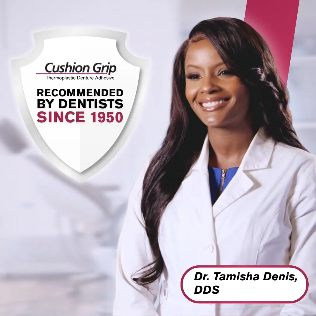 Cushion Grip Thermoplastic Denture Adhesive 1 oz (Pack of 6) | Refits & Tightens Dentures for 4-Day Secure Fit - view 5