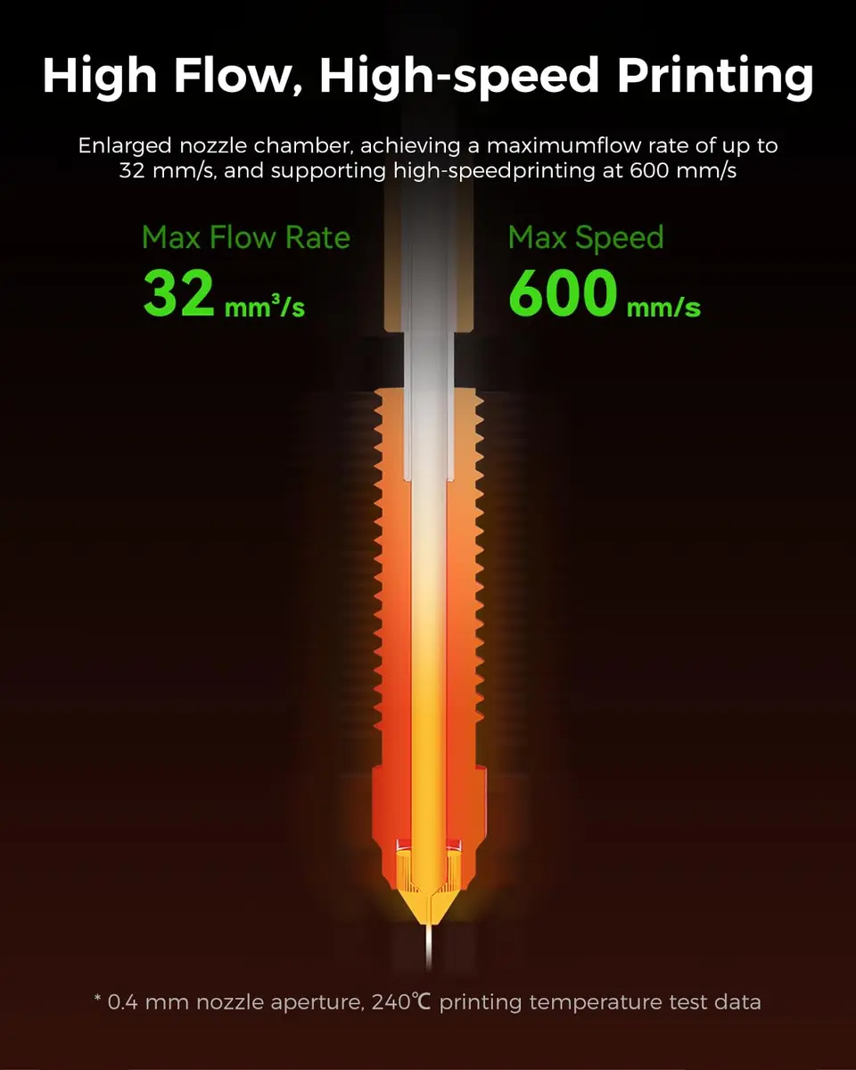 Creality Ender 3 V3 SE/KE Hotend Kit Supports 300°C High Temp, Quick-swap Nozzle, Ceramic Heating Block, for Ender 3 V3 SE KE | High-Speed 600mm/s - view 4