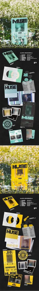 cokodive Bts Jimin Muse Solo 2nd Album PhotoBook Random Ver. | Modern Music Memorabilia (70-120 chars) - view 4