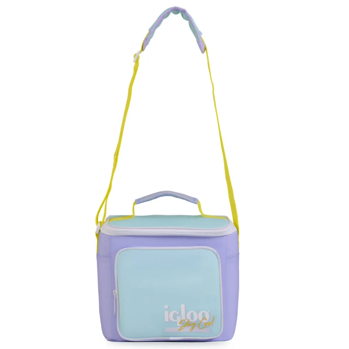 Igloo Lilac Breeze Retro Square Lunch Bag | Insulated, Holds 9 Cans, Stylish & Portable (70-120c) - view 8