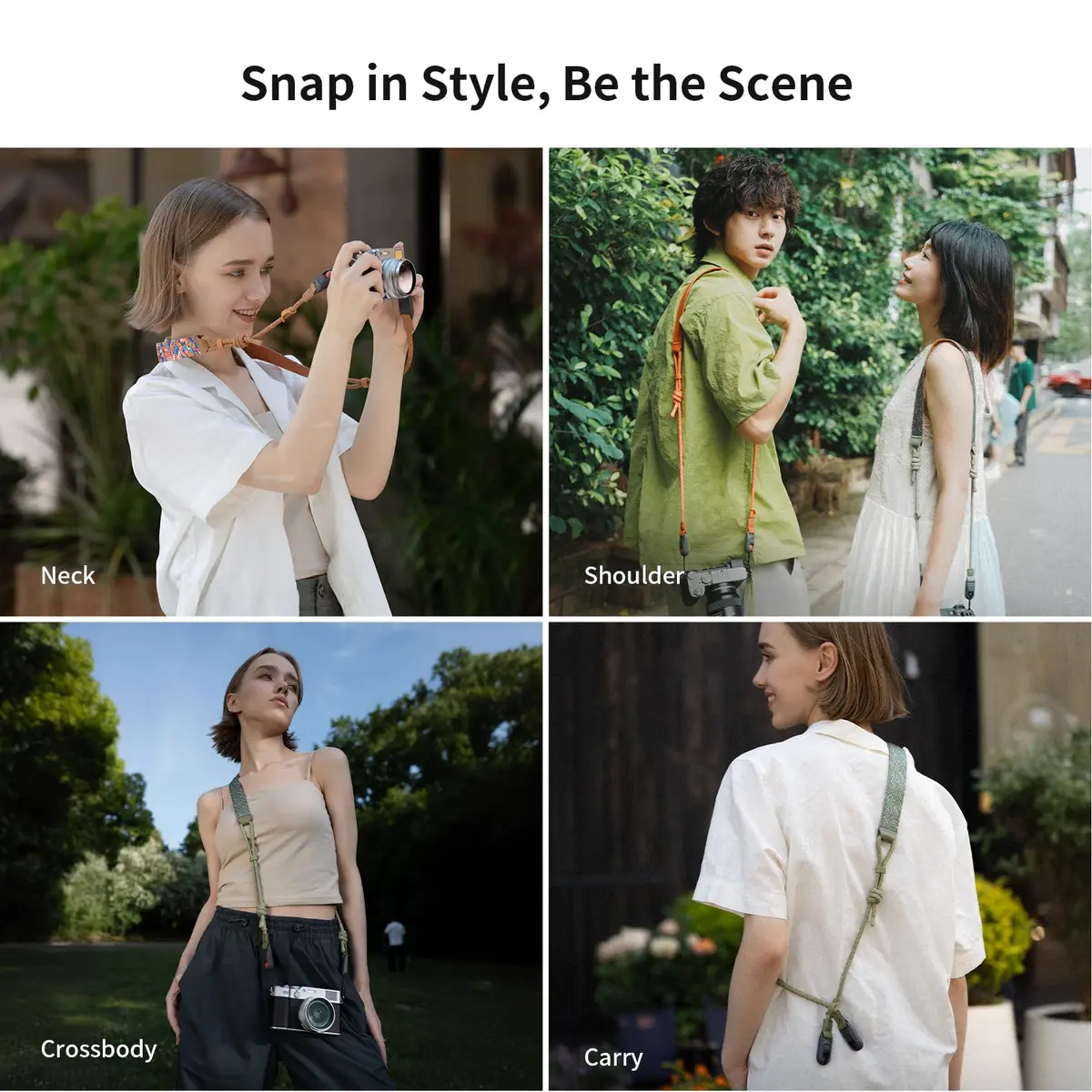 PGYTECH Camera Neck Strap Air Quick-Release for Mirrorless, Night Black | Adjustable, Strong Load, Universal Fit - view 6