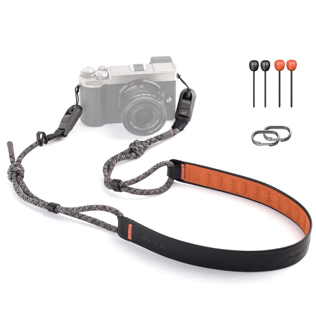 PGYTECH Camera Neck Strap Air Quick-Release for Mirrorless, Night Black | Adjustable, Strong Load, Universal Fit - main product image