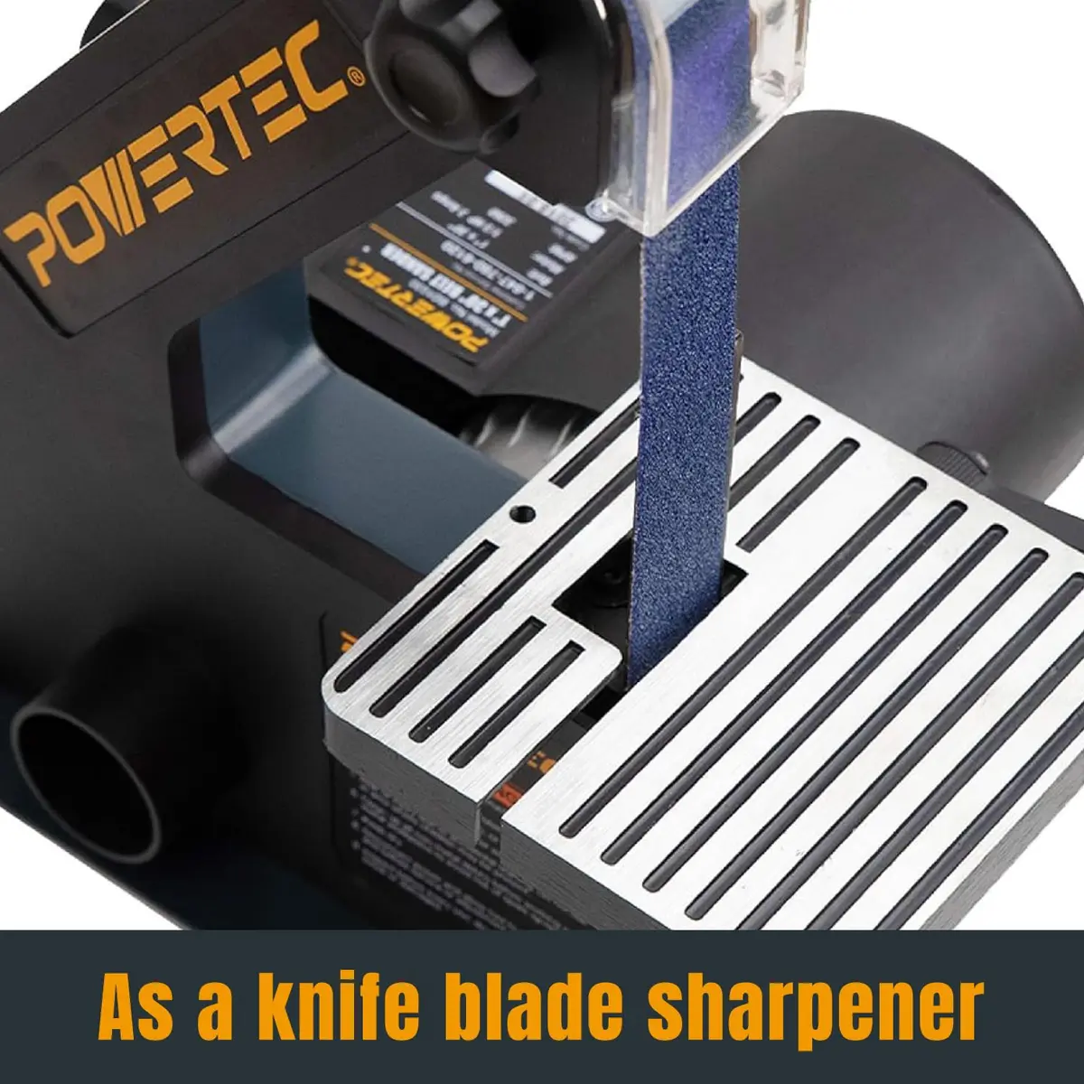 POWERTEC 1x30 Sanding Belts 100 Grit Zirconia | Heavy Duty, Long-Lasting Abrasive for Wood & Metal - view 6