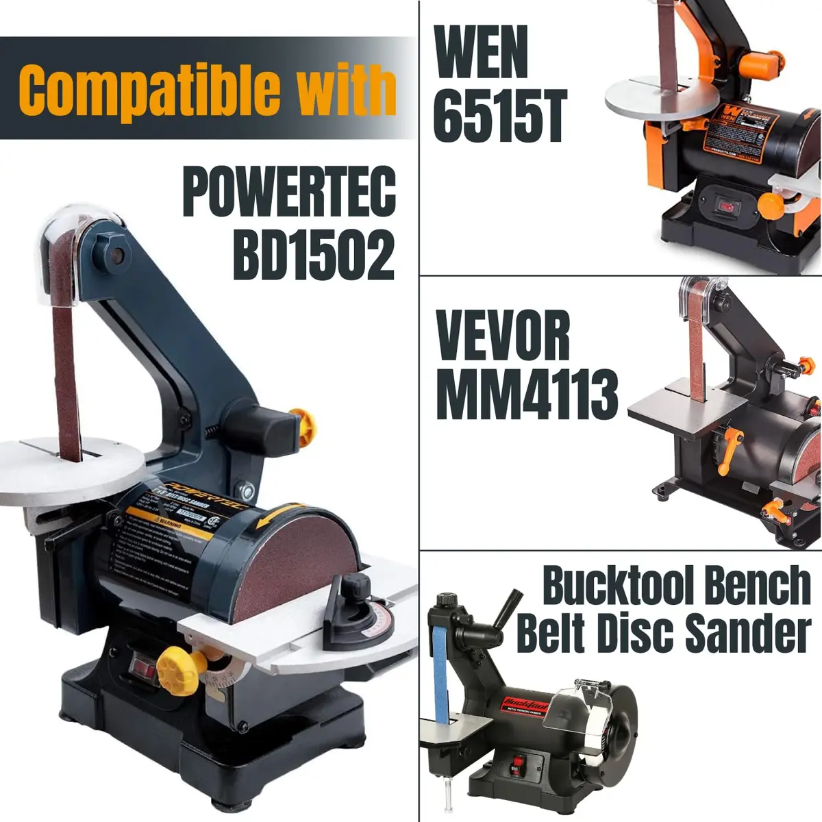 POWERTEC 1x30 Sanding Belts 100 Grit Zirconia | Heavy Duty, Long-Lasting Abrasive for Wood & Metal - view 8