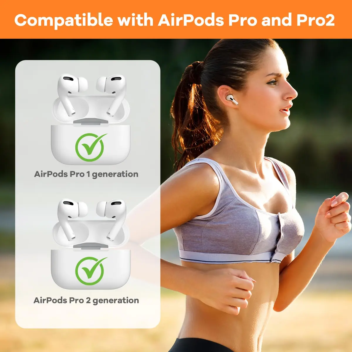 VUBOJO Replacement Ear Tips for AirPods Pro 2nd/1st Gen (S/M/L) | Noise Reduction & Dust Guard - view 5