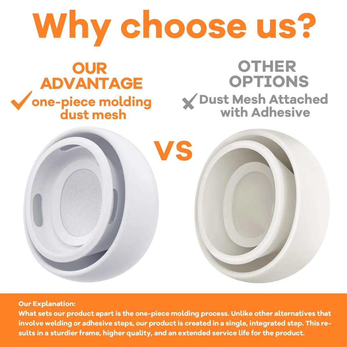 VUBOJO Replacement Ear Tips for AirPods Pro 2nd/1st Gen (S/M/L) | Noise Reduction & Dust Guard - view 4