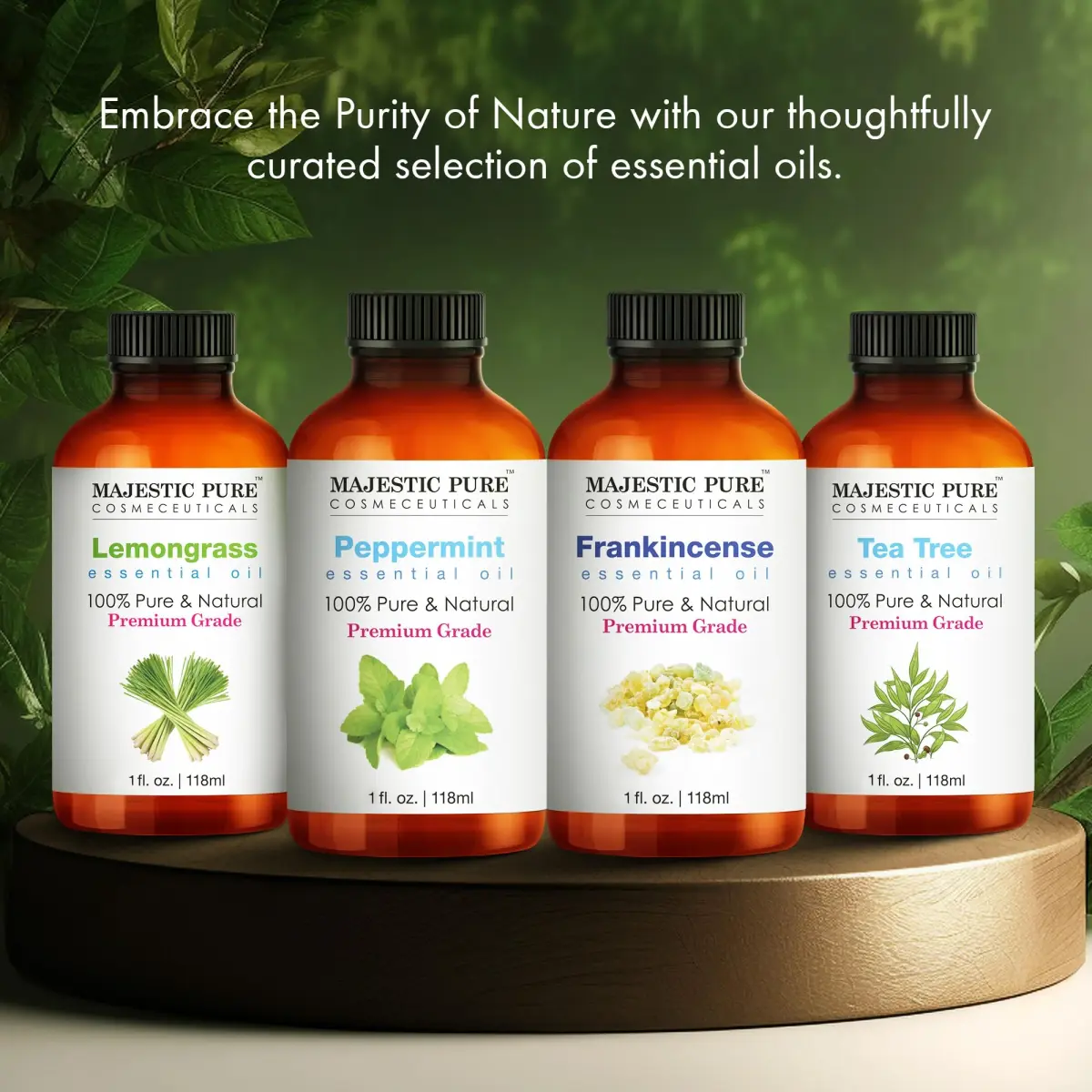 Majestic Pure Tea Tree Essential Oil 3.4 Fl Oz (100ml) | 100% Pure, Natural, Premium Grade - view 7