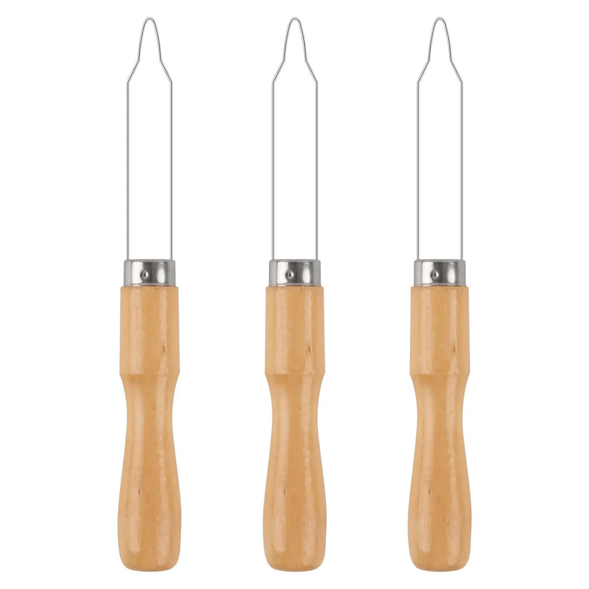 RP Remarkable Power 3 Pack Button Hook Assist Device with Easy-Grip Wooden | Arthritis & Elderly Friendly - main product image