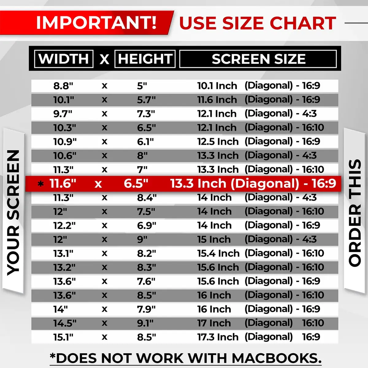 SightPro Magnetic Laptop Privacy Screen 13.3 Inch 16:9 | Patented Removable Filter Shield - view 8