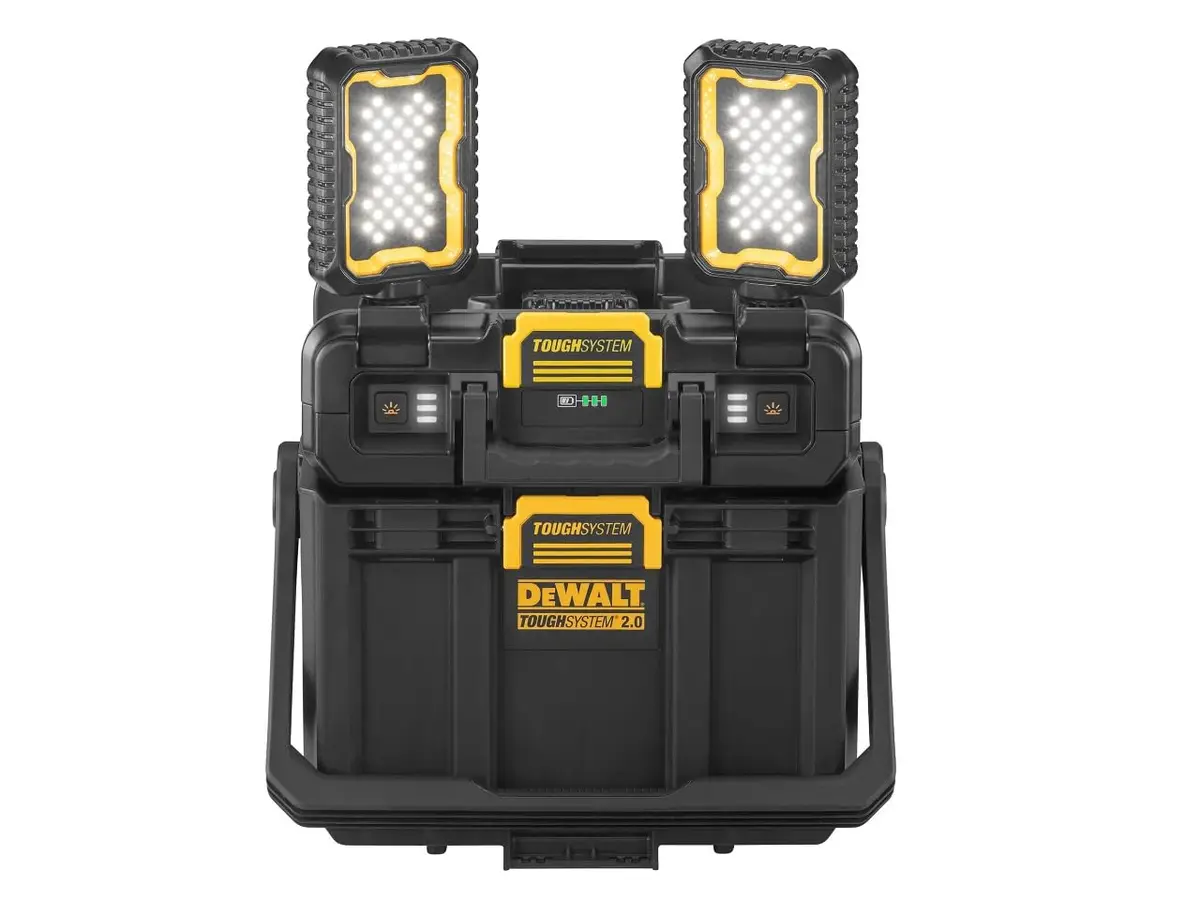 DEWALT Tough System 2.0 LED Light Box | Portable Tool Storage with 4000 Lumens, Adjustable & Compatible with DEWALT Batteries - main product image