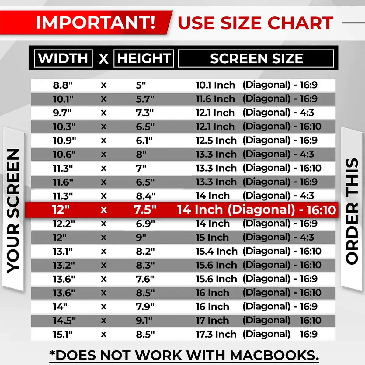 SightPro Magnetic Laptop Privacy Screen 14.1 Inch 16:10 | Patented Removable Filter for Secure Viewing - view 8