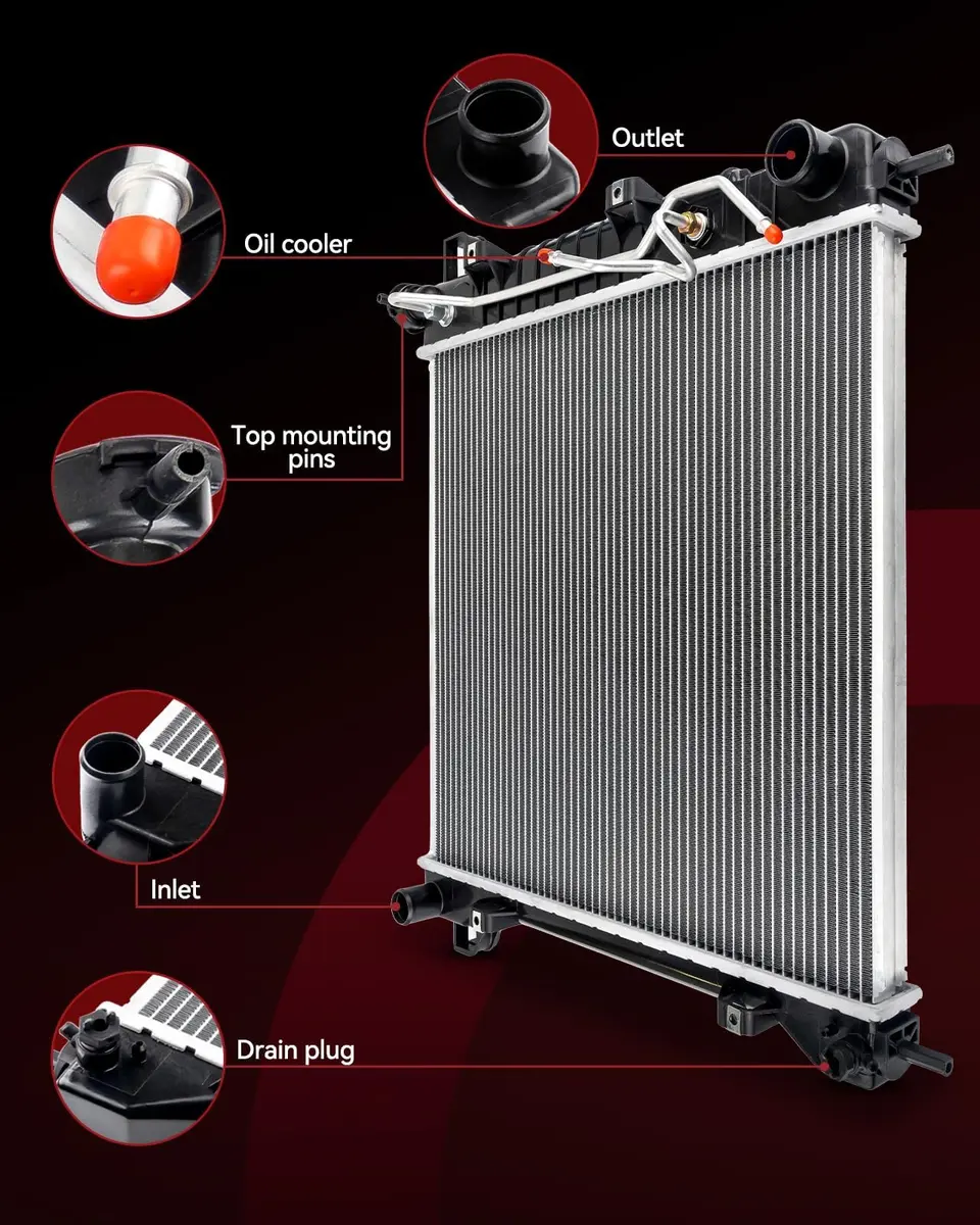 AUTOSITY CU2957 Radiator Replacement for Wrangler JK | Aluminum Core, Leak-Proof, Easy Install - view 5