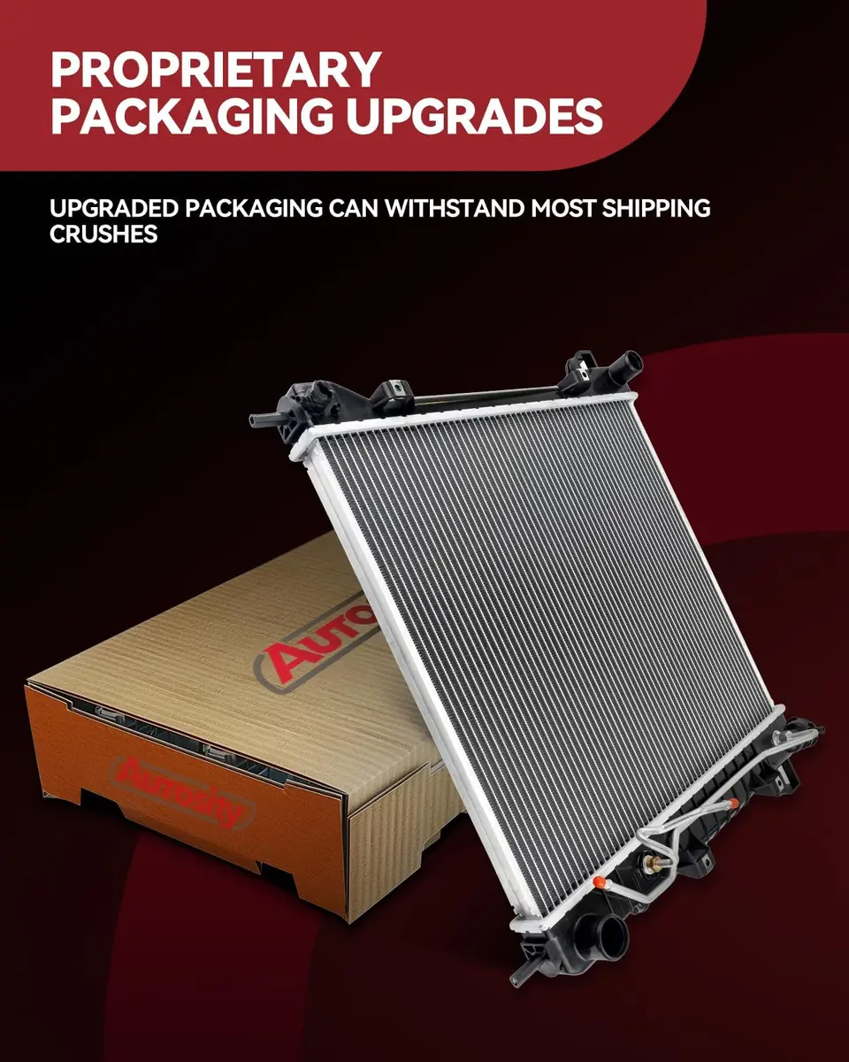 AUTOSITY CU2957 Radiator Replacement for Wrangler JK | Aluminum Core, Leak-Proof, Easy Install - view 7