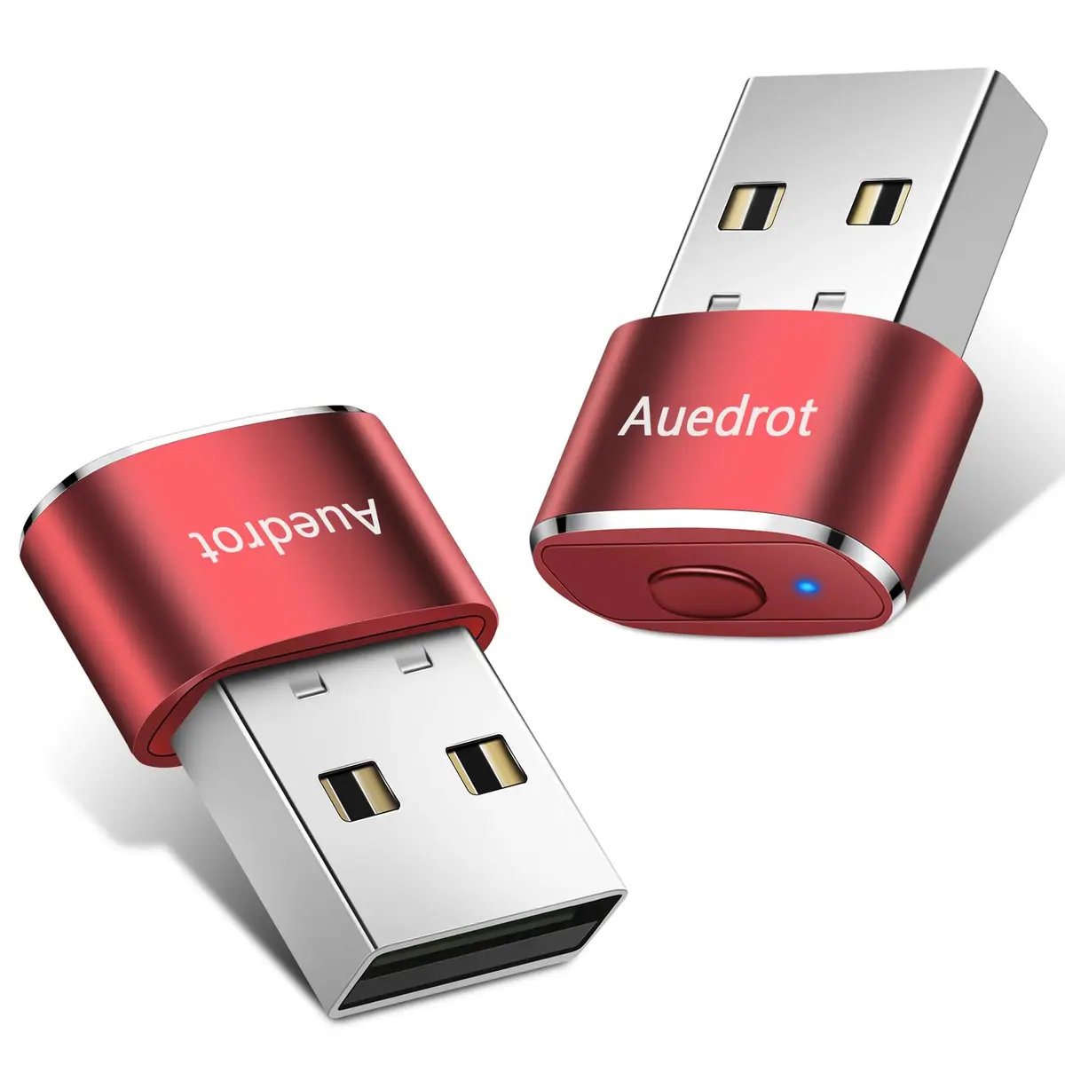 AUEDROT Metal Mouse Jiggler 2 PCS | Undetectable USB Mouse Mover for Computer & Laptop | Keep Active & Awake - main product image