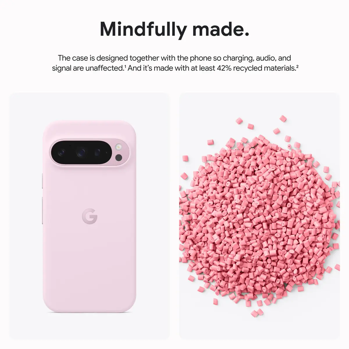 Google Pixel 9 Pro XL Case - Android Phone Case - Durable Silicone - Slim Fit - Obsidian - view 5